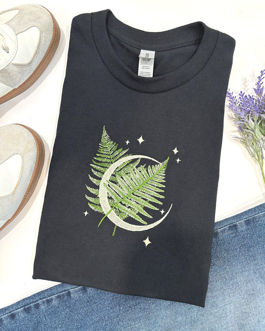 Moon And Ferns Celestial T-Shirt