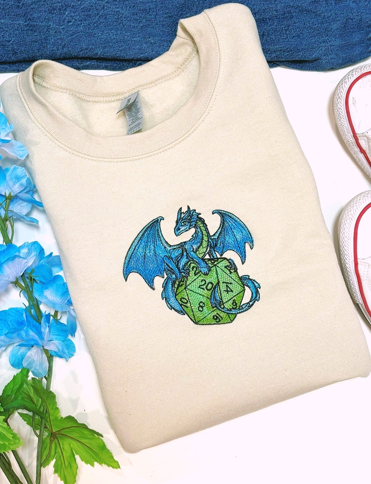 Embroidered Sweatshirt Size Is Large