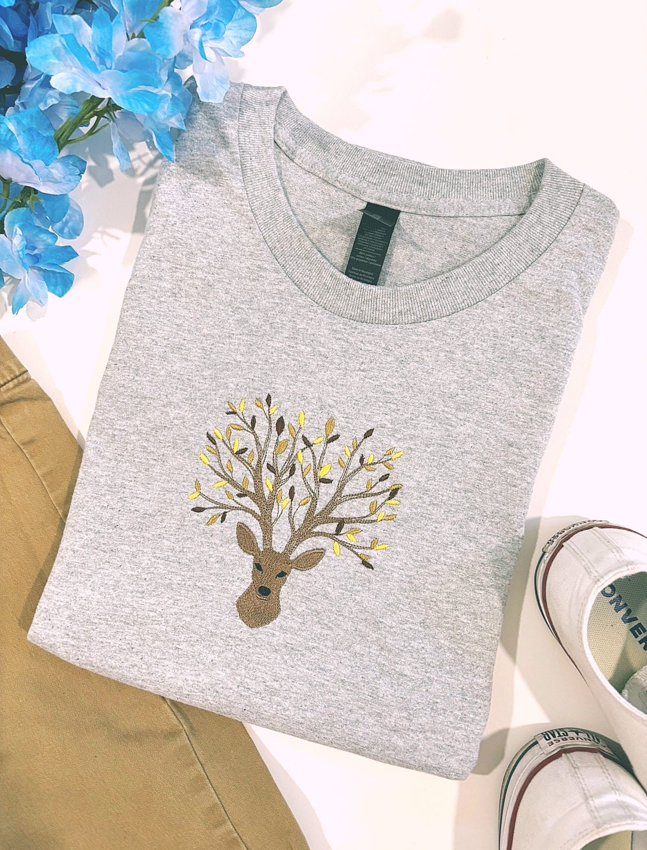 Embroidered T-Shirt Size Is XL