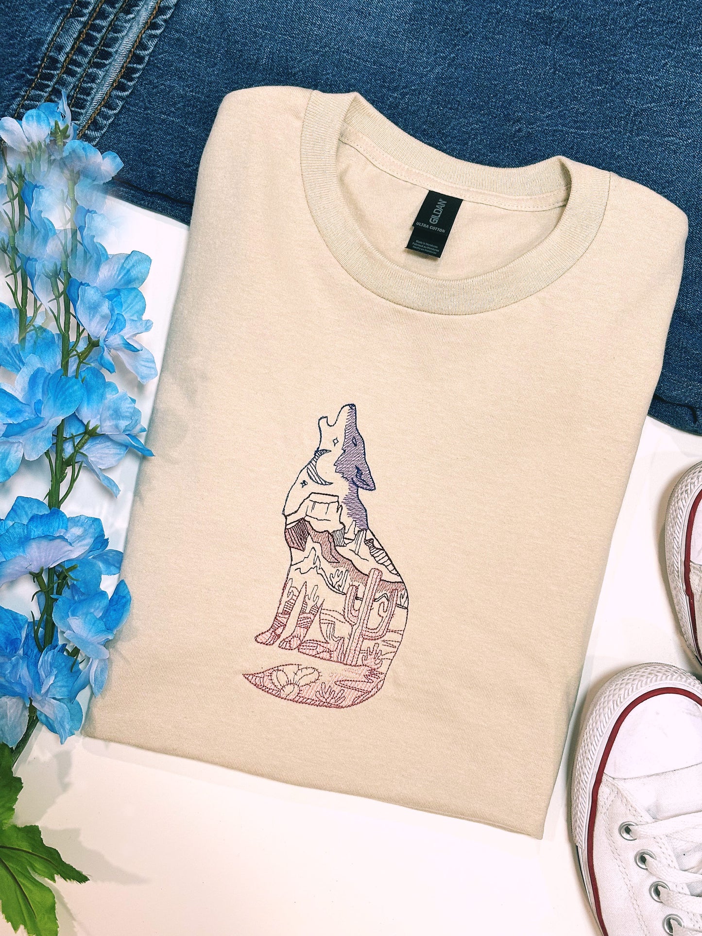 Embroidered T-Shirt Size Is Medium