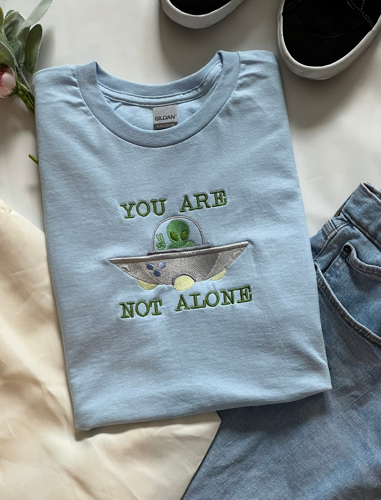 You Are Not Alone Alien T-Shirt