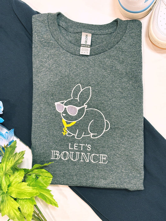 Lets Bounce Embroidered T-shirt