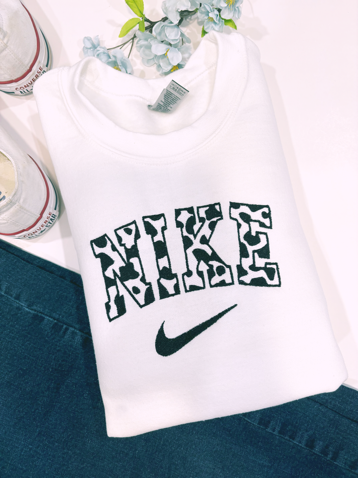 Nike Cow Embroidered Sweatshirt â NextLevelEmbroidery