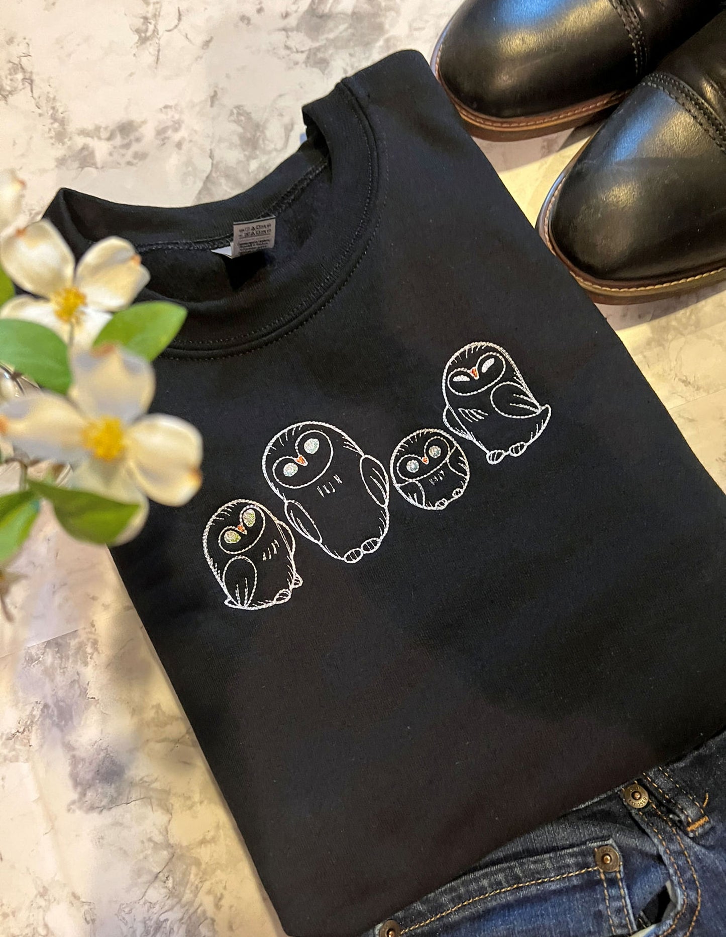 Owl Gang - Embroidered Sweatshirt