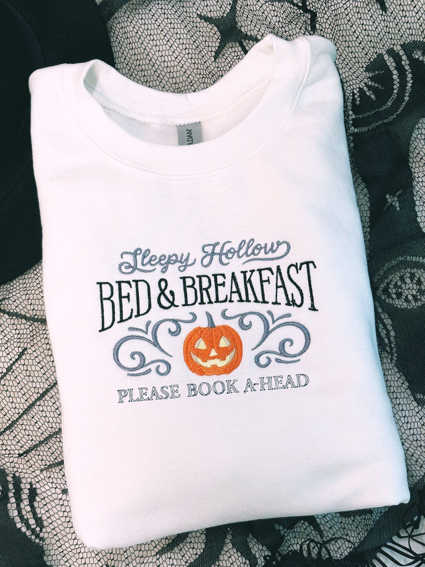 Sleepy Hallow B&B Embroidered Sweatshirt